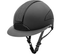 Swing Casco da Equitazione H24 Lady Shine, Nero Opaco - 59 - 61 cm