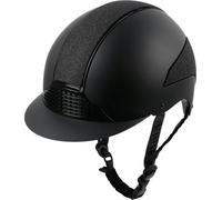 Swing Casco da Equitazione H24 Shine, Nero Opaco - 55 - 57 cm