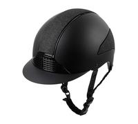 SWING Casco da equitazione H24 Shine, nero opaco, 57-59 cm
