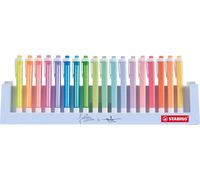 Swing Freddo Pastello Evidenziatori STABILO Confezione 18 Asst Colori (8-Neon/
