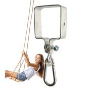 Swing Hangers - Swing Hooks - Metal Hammock Hanger - Load-Bearing Heavy Duty Porch Accessories, Mounting Hardware, Load-Bearing Hangable Chair Hardware per 9 x 9 cm, legno e metallo Beams