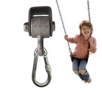 Swing Hook Set per bambini - Appendiabiti portatile in metallo - Kit di montaggio sicuro | Hardware per interni ed esterni, robusti supporti per alberi e telaio per oscillazioni di pneumatici, sedie,