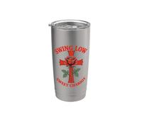 Swing Low Sweet Chariot Cross e Rose Bicchiere termico in acciaio inox doppia parete