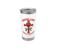 Swing Low Sweet Chariot Cross e Rose Bicchiere termico in acciaio inox doppia parete