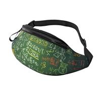 Swing Panda Marsupio per uomo e donna, borsa a tracolla regolabile, adatto per viaggi, escursionismo, escursionismo, corsa, Domanda matematica, Taglia unica
