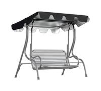 Swing Replacement Canopy- Reinforced Corner Pocket, Block UV Sunlight Cover | 65x45x6inch Swing Canopy Replacement Cover Swing Replacement Ca Garden Backyard Patio Playground Balcony Park Furniture Chair