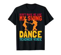 Swing Retro Dancing Jitterbug Danza swing Ballerina retrò Maglietta