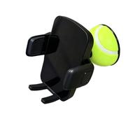Swing Review - Supporto per telefono per recinzione da tennis e dispositivo di esercizio, supporto per recinzione sportiva con palla da tennis, supporto per telefono, supporto sportivo con maglie a