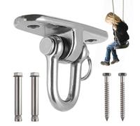Swing Set di mollette - Heavy Duty Swing Girevole | Robusto Set Girevole a 360° | 4,84 x 3,74 x 1,38 Pollici, Gancio Hardware in Acciaio 304 - per terrazza, Giochi, Giardino, Interni