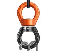 Swing Swivel, Hammock Spinner, .2x4.41 Inches Carabiner, Rotation Gadget with Grip, Playground Accessory with Modern Design, Home Accessories for Tree Aerial Dance Kids Playroom Backyard Porch Daily