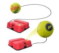 Swingball Allenatore 2 in 1 All Surface Reflex da calcio e tennis per divertimento all'aperto, allenatore di palloni da calcio, con pallina da tennis legata e pagaia