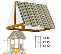 swingCanopy Replacement Cover - 228x109cm Outdoor swingSet Tarp | Durable Replacement Canopy For Backyard, Patio, Fishing, Camping, House, Garden, Outdoor Shade Protection, swingAccessories