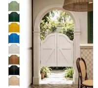 Swinging Doors Cafe Doors, Interior Wood Saloon Door with Hinges, Two-Way | Double Swing Doors, Wooden Half Doors, Barn Door Entrance Partition for Doorway Kitchen Bar(Bianco,W29"x H36")