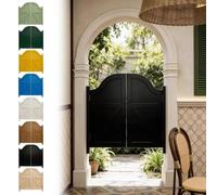 Swinging Doors Cafe Doors, Interior Wood Saloon Door with Hinges, Two-Way | Double Swing Doors, Wooden Half Doors, Barn Door Entrance Partition for Doorway Kitchen Bar(Nero,W44"x H39”)