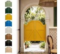 Swinging Doors Cafe Doors, Interior Wood Saloon Door with Hinges, Two-Way | Double Swing Doors, Wooden Half Doors, Barn Door Entrance Partition for Doorway Kitchen Bar(Giallo,W57"x H39”)