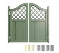 Swinging Doors, Solid Wood Saloon Cafe Doors with Hinges, Double Swing Door | Partition Half Door, Auto Close Two-Way, Interior Door for Doorway Hallway Kitchen Bar Pub Entrance(Verde chiaro,48"W x39"H)