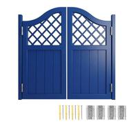 Swinging Doors, Solid Wood Saloon Cafe Doors with Hinges, Double Swing Door | Partition Half Door, Auto Close Two-Way, Interior Door for Doorway Hallway Kitchen Bar Pub Entrance(Blu,50"W x39"H)