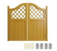 Swinging Doors, Solid Wood Saloon Cafe Doors with Hinges, Double Swing Door | Partition Half Door, Auto Close Two-Way, Interior Door for Doorway Hallway Kitchen Bar Pub Entrance(Giallo,49"W x39"H)