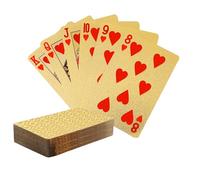 SWINILAYA Playing Cards, Due Giochi di 54 Carte da Poker con Indice Jumbo, HD Carte Impermeabili e Resistenti, Texas Hold'em Poker