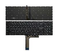 SWINKU NUOVA tastiera del computer portatile DEGLI STATI UNITI for MSI MS-16H2 MS-16H4 MS-16H5 MS-16H7 MS-16H8 MS-16L1 MS-16L2 MS-1771 MS-1772 MS-1773 MS-1775 MS-1776 (Color : White backlit)