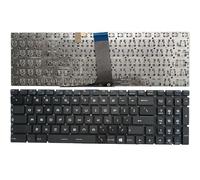 SWINKU NUOVA tastiera del computer portatile DEGLI STATI UNITI for MSI MS-16H2 MS-16H4 MS-16H5 MS-16H7 MS-16H8 MS-16L1 MS-16L2 MS-1771 MS-1772 MS-1773 MS-1775 MS-1776 (Color : NO backlit black)