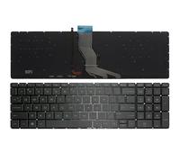 SWINKU Tastiera Portatile Americana for HP 15-AK 15-AR 15-AU 15-BC 17-U 17T-U 17-AB 17-G 17-W 17T-W TPN-Q172 TPN-Q173 (Color : Green with Backlit)