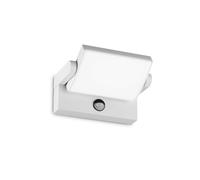 Applique Moderna Swipe Alluminio Bianco Led 21W 3000K Luce Calda