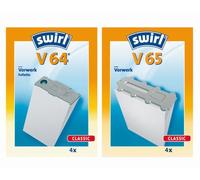 SWIRL V64 4 SACCHI SACCHETTI ASPIRAPOLVERE VORWERK KOBOLD FOLLETTO VK130 VK131