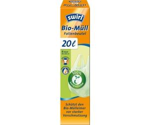 Swirl Borse biocompostabili con manici (6 pezzi) - 20 l