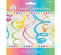 Swirl Deco plastica Multicolor 56 cm