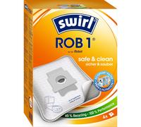 Swirl ROB 1 MicroPor Plus - Sacchetti per aspirapolvere per iRobot Clean Base di