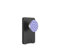 Swirl - Scacchiera vintage a scacchi viola PopSockets PopWallet per MagSafe