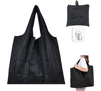 SwirlColor Borsa Spesa Pieghevole Grande, Riutilizzabile e Impermeabile - Portatile con Sacchetto Attaccato per Generi Alimentari