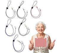 SwirlColor Napkin Holder, Portatovaglioli per Uomo Donna Ragazzi Ragazze per Vestiti Proteggono Regolabili Collana di Tovaglioli per Ristorante da Pranzo Hotel 6 Pezzi, Misura 65 cm / 25 Pollici