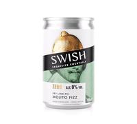 Swish Cocktails - Key Lime Pie Mojito (Zero) - Cocktail analcolico - Mocktail - Cocktail pronti da bere, lattine da cocktail premiscelate, senza alcool (0% ABV), 150 ml