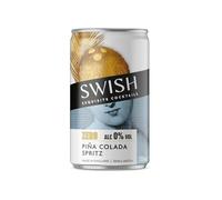 SWISH Cocktails - Pina Colada - Cocktail analcolico (Zero) - Mocktail - Cocktail pronti da bere, lattine da cocktail premiscelate, zero alcol (0% ABV), 150 ml
