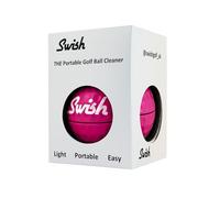 Swish Pulitore portatile per palline da golf, accessorio per sacca da golf, colore: rosa