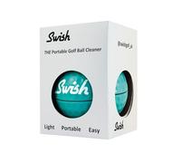 Swish Pulitore portatile per palline da golf, accessorio per sacca da golf, colore: verde acqua