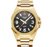 Swiss Alpine Military 7005.1117 Typhoon Uomini 42mm Quarzo Nero Oro 10 ATM