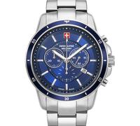 Swiss Alpine Military 7089.9135 Cronografo 44mm Chronograph Quarzo Unisex Blu...