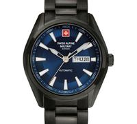 Swiss Alpine Military Orologio da polso automatico da uomo con zaffiro Crystal Selitta SW220 7090.2172, Bracciale