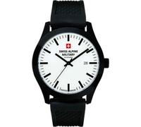 Swiss Alpine Military by Grovana 7055-1873SAM - Orologio da polso da uomo, colore: Nero, cinghia