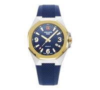 Swiss Alpine Military by Grovana Orologio Analogico al Quarzo Svizzero Uomo con Cinturino in Silicone 7005.1845SAM