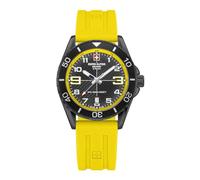 swiss alpine military Orologio analogico al quarzo da uomo 7029.1 silicone, Sw/Silicone/Sw-giallo - 1878sam, cinghia