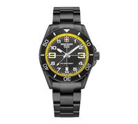 swiss alpine military Orologio analogico al quarzo da uomo in acciaio inox 7029.1, Sw/Sw/Sw-giallo - 1178Sam, Bracciale
