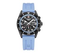 swiss alpine military Orologio da uomo cronografo analogico al quarzo 7029.9 silicone, Sw/Silicone/Sw-azzurro - 9871sam, cinghia