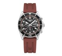 swiss alpine military Orologio da uomo cronografo analogico al quarzo 7029.9 silicone, Acciaio/Silicone/Sw-rosso - 9836sam, cinghia