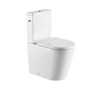 Swiss Aqua Technologies Brevis WC da tavolo | Sedile SoftClose | Massima igiene e resistenza agli urti | Ideale per il tuo bagno moderno | Facile pulizia e manutenzione | SATBRE031RREXVP