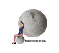 Swiss Ball, 65 cm, palla per gravidanza/palla per esercizi, palla per esercizi Pilates per casa e ufficio - grigia, 65 cm
