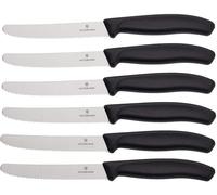 Swiss Classic set di coltelli da cucina seghettati per pomodori da 6 pezzi lama